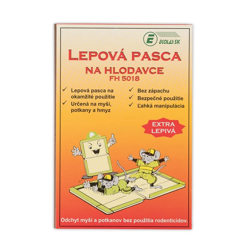 Lepová pasca na hlodavce – knižka EK-5018