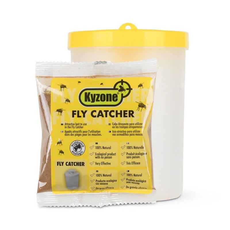 Monitorovací lapač na muchy + prírodná monitorovacia náplň na muchy Fly catcher